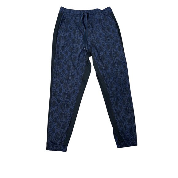 Athleta Women's Blue Snake Brooklyn Jogger Size 8 NWOT - Picture 1 of 4